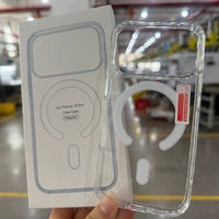 Coque arrière transparente magnétique antichoc pour iPhone 18, compatible avec iPhone 18, 17, 16 Pro Max