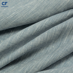 Tissu en chambray 100% lin tissé respirant et écologique <span class=keywords><strong>pour</strong></span> robe décontractée - Product Image 3