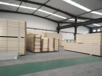 Panneaux de construction de chambre froide personnalisables en taille et couleur, moteur solaire, mousse PU robuste, surface métallique, utilisation facile, pour l'industrie alimentaire