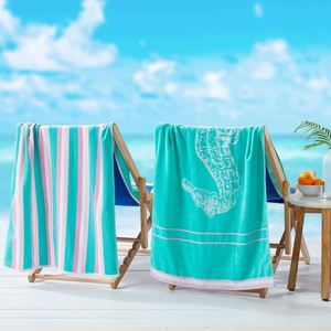 Serviette de plage personnalisée en jacquard de haute qualité 100% coton, serviette de bain de luxe en coton premium avec logo - Product Image 3