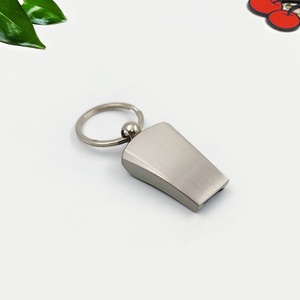 Wholesale Custom Survival Whistle Zinc Alloy Key <b>Ring</b> Souvenir Engraved Silk Screen Printing Logo <b>Blank</b> Vintage Cartoon - Product Image 3