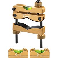 Kit de nivellement professionnel CVLIFE pour montage de lunette de visée, avec 2 niveaux universels magnétiques à bulles, niveaux de haute qualité dorés