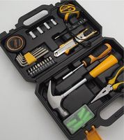 Kit d'outils multifonctionnels industriels OEM de 28 pièces pour l'entretien, ensemble de boîte à outils combinée comprenant tournevis, clé à molette, pinces et outils à main