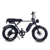 Double mode de conduite électrique et humain vélo électrique rapide deux roues deux places e-bike pour vélo électrique urbain gros pneu vélo électrique