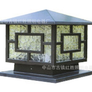 Lámparas de Poste para Exteriores de Aleación de Aluminio con LED E27, Semi Empotradas, Garantía de 5 Años - Product Image 4