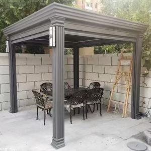 Pergola bioclimatique motorisée en aluminium sur mesure 5x4 4x3 6x4 <span class=keywords><strong>6x3</strong></span> 3x3 3x4 6x4m 3x6m 4x3m, thermolaquée, étanche - Product Image 3