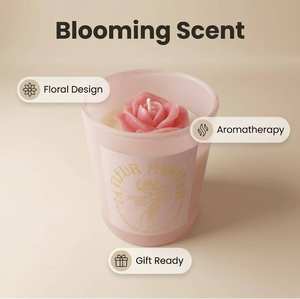 Aromatherapie Sojawachs-Kerze Wohndekor Geschenk OEM Kleinserien-Muster - Product Image 4