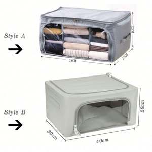 Bolsa de Almacenamiento Plegable de Tela Resistente de 84L para Debajo de la Cama, para Ropa, 2020 - Product Image 4