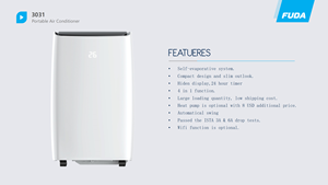 Climatiseur portable électrique <span class=keywords><strong>14000</strong></span> <span class=keywords><strong>BTU</strong></span> - Refroidissement/Chauffage et Déshumidification, Télécommande, Utilisation en <span class=keywords><strong>H</strong></span>ôtel et en Extérieur, Garantie 1 An - Product Image 5