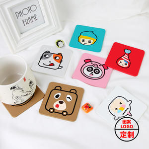 Customized Heat Resistant <b>Silicone</b> Rubber PVC Cup <b>Mat</b> Promotional Gift Coffee Tea Coasters - Product Image 6