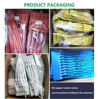 ZL-L016 Scellé de sécurité en plastique à tige plate réglable avec échelle, jetable, autobloquant, logo personnalisé, vente en gros