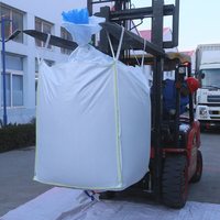 Saco FIBC de Polipropileno de 1000 kg, Diseño de Cuatro Paneles, Antideslizante, con Costura Lateral y Asa, Saco FIBC Conductivo