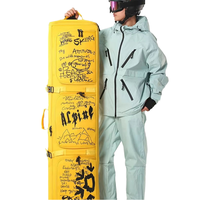 Sac de ski et snowboard 900D résistant à l'usure et imperméable, grande capacité, séparation sec-humide, roues silencieuses, pour débutant