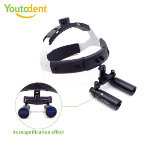 Youtodent 8x Tandheelkundige Headling Loupe 450Mm Microscoop Chirurgische Loupe Tandversterkers <span class=keywords><strong>Loupes</strong></span> Chirurgicales Chirurgische Instrumenten - Product Image 1