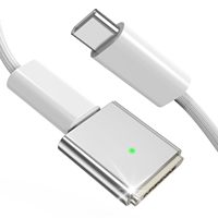 Câble USB-C vers magnétique 3 en 1 140W, adaptateur de charge pour MacBook Pro 2023 (M2, 14/16 pouces), MacBook Air 2022 (M2), MacBook Pro 2021