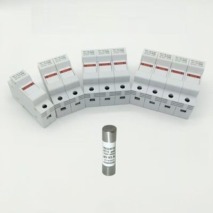 RT18-32 10x38mm nhựa hình trụ cầu chì chủ 2-cực hướng dẫn đường sắt gắn điện áp thấp cầu chì cơ sở ô tô - Product Image 1