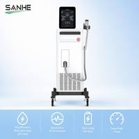 Machine d'épilation au laser diode SANHE Professional 808nm avec système de refroidissement par glace, fréquence réglable pour salon et clinique