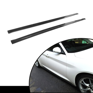Extensión de faldas laterales de fibra de carbono para coche, para Alfa Romeo, Giulia, sedán, 4 puertas, 2015-2017 - Product Image 1