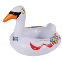 Vente chaude 2024 Anneaux de natation gonflables pour enfants Siège en PVC Dessin animé Animal Bébé Siège de baignoire Anneau