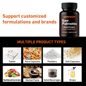 Erkekler İçin Doğal Bitkisel Takviyeler Yetişkinler İçin Saw Palmetto Kapsülleri Isırgan Yosunu Yaprağı Kabak Çekirdeği Yağı Ekstresi BPH Antioksidan - Product Image 2