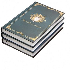 High Quality 160 Sheets Retro European Style Ultra Thick Hardcover Leather Thermal Binding A5 <b>Notebook</b> - Product Image 1