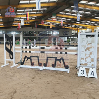 Aile de saut d'obstacles en aluminium pour l'entraînement équestre