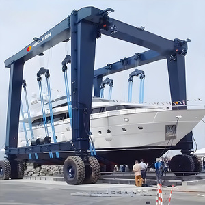 Harga Terbaik Derek Kapal Mobile 75 Ton 80 Ton <span class=keywords><strong>200</strong></span> Ton 500 Ton Derek Gantry Pengangkat Kapal Laut Yacht - Product Image 2