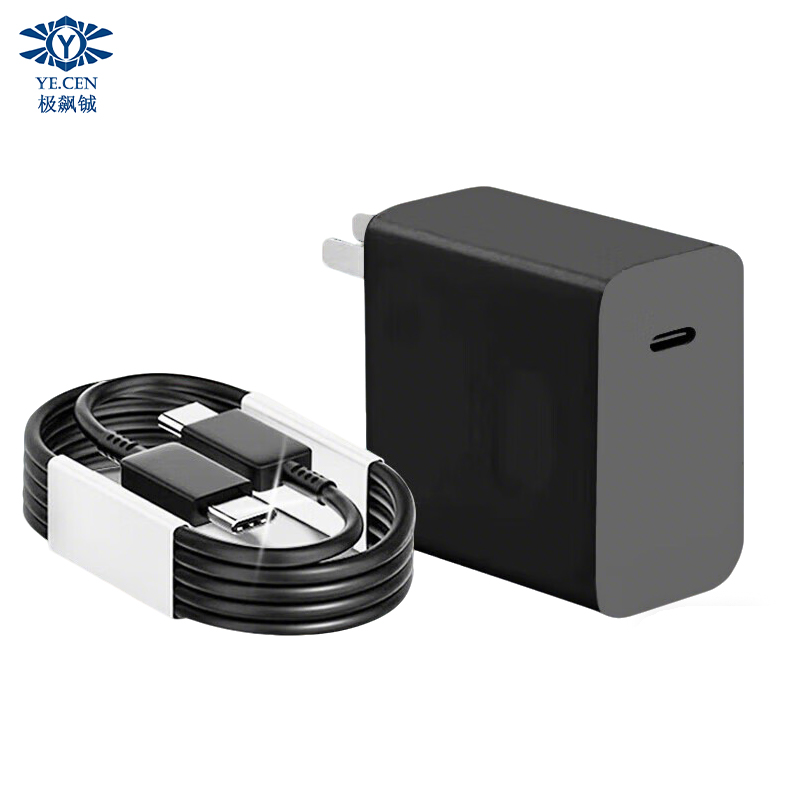 ที่ชาร์จสีดำ 65w สำหรับ DJI + สาย 1 ม