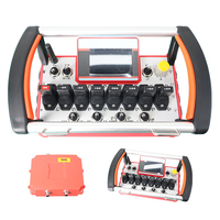 Terminal de Control Inalámbrico Profesional con Convertidor de Frecuencia de 24V y 8 Joysticks para Sistema Automatizado de Camión Bomba