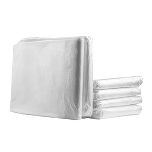 White Clear Disposable Eco-friendly Trash Can Liner White Outdoor Plastic Bag Heavy Duty Trash Bag