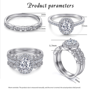 Anillo de Zirconia Cúbica de Alta Calidad con Corte Brillante para Mujer, Plata de Ley con Baño de Rodio, Certificado CMA, Anillo de Compromiso de Lujo - Product Image 3