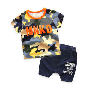 ชุดเสื้อผ้าเด็กผู้ชายลายพิมพ์สำหรับฤดูร้อนจากโรงงานจีน - Product Image 2