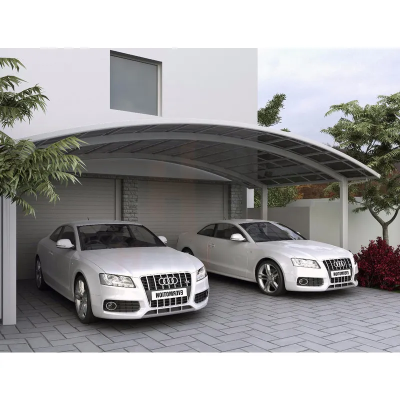 Nhà Máy Bán Buôn Tùy Chỉnh Chất Lượng Cao Dễ Dàng Lắp Ráp Bền Bền Trắng Ngoài Trời Tán Carports Cho Xe Đậu Xe