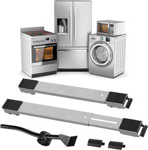 Chariot de machine à laver pour meubles Support de machine à laver à <span class=keywords><strong>tambour</strong></span> rétractable à usage intensif pour réfrigérateur à roues - Product Image 2