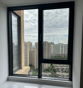 Anti typhoon aluminum alloy <b>swing</b> doors and windows Low-E glass sound insulation and heat insulation - Product Image 4