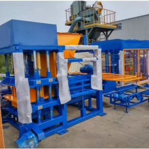 Low Price Automatic Hydraulic PLC Controlled Sand Brick Making <b>Machine</b> with Pump for Hollow & Paving Blocks - Product Image 1