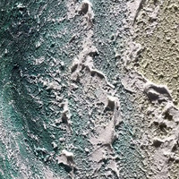 Peinture à l'huile décorative d'art mural enveloppée de galerie de texture de couteau lourd de paysage abstrait moderne