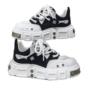 Baskets basses multicolores imperméables et antidérapantes pour hommes, confortables, à lacets, durables, couleur unie, en maille, pour sports d'hiver - Product Image 1