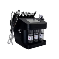 Appareil d'hydrodermabrasion 10 en 1, soin du visage à l'oxygène hydro, nettoyage en profondeur, H2O2, usage commercial, compatible avec les prises UK/EU/US