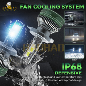 Potente más brillante 500W 400W 100000lm Lumen 9007 coche Led faro lente bombilla para BMW E46 X6 F10 <span class=keywords><strong>Ford</strong></span> <span class=keywords><strong>Focus</strong></span> <span class=keywords><strong>St</strong></span> 2016 Camry 2010 - Product Image 4