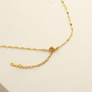 สร้อยคอจี้ผีเสื้อแบบไล่ระดับสีละเอียดอ่อนสร้อยคอทำจากสเตนเลสสตีลยอดนิยม - Product Image 3