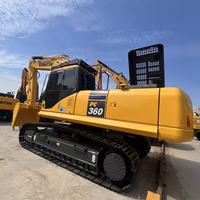 Excavatrice sur chenilles Komatsu PC360-7 d'occasion en bon état, 36 tonnes, matériel de construction d'occasion à vendre