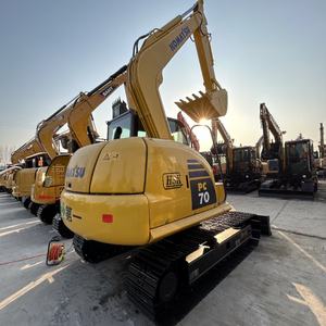 7ton <span class=keywords><strong>Komatsu</strong></span> Pc70 Mini Digger Gebruikte Rupsgraafmachine <span class=keywords><strong>Pc60</strong></span> 110 130 160 210 240 300 350 400 450 Waterbouwkundige Machines - Product Image 3