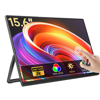Soporte Plegable de Aluminio CNC Eimio, Monitor Portátil de 15.6 Pulgadas, Pantalla Secundaria Táctil para Diseñadores