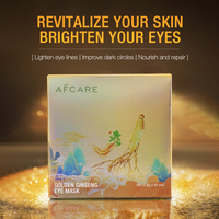 Masque pour les yeux en tissu personnalisé, hydratant, anti-poches, au Ginseng, au Thé Vert et à l'Acide Hyaluronique, sans silicone, compatible sommeil, vente en gros