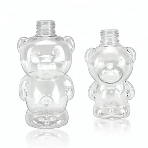 Hot Sale 160ml 270ml PET Plastic Animal Shape Bottle for Skin Care Screw Cap Seal for Cream and Liquid Industrial Use