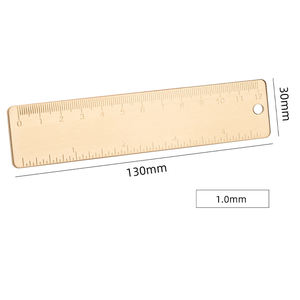 Règle triangulaire en laiton personnalisée pour la géométrie mathématique avec impression de logo - Product Image 6
