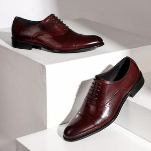 Nuevo producto: Zapatos formales de vestir de cuero genuino de alta gama, personalizados, de caña baja, para hombre, ideales para bodas. - Product Image 3