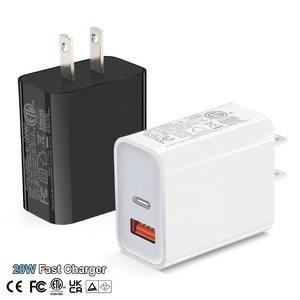 Sạc nhanh đa chức năng HNT Factory bán buôn PD20W & QC18W, đầu sạc USB kép & Type-C, sạc điện thoại đa năng, sạc tường USB C - Product Image 1