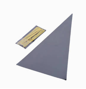Sacs en plastique triangulaires transparents, pour <span class=keywords><strong>bonbons</strong></span> en forme de cône, emballage de merengue, sacs de cuisson à ouverture plate, prix pour 100 pièces. - Product Image 4